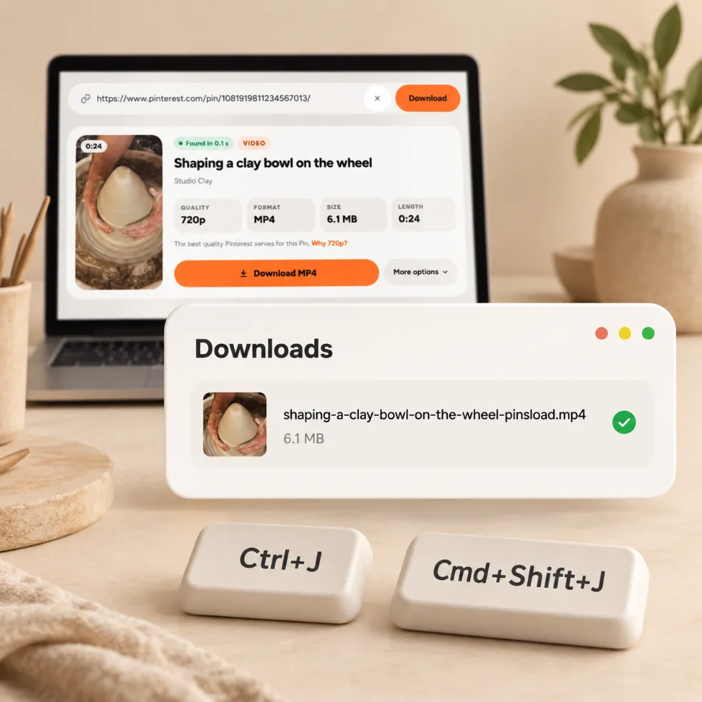 Download a Pinterest MP4 on Windows or Mac in Chrome