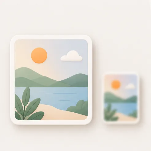 Pinterest image download in original size compared with the smaller feed copy