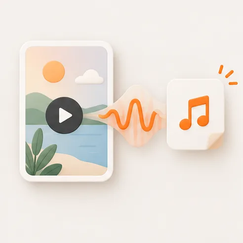 Save the audio from a Pinterest video as an M4A file