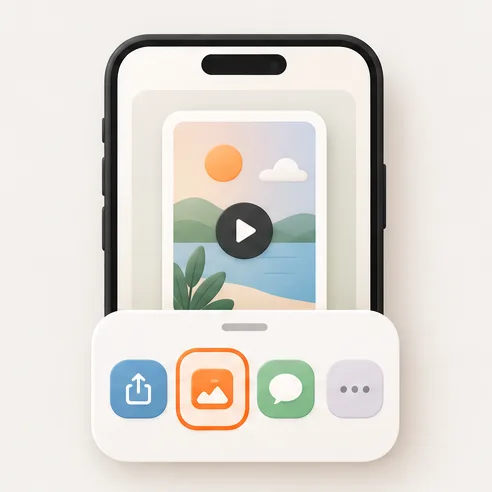 Save a Pinterest video to the camera roll on iPhone or the Gallery on Android